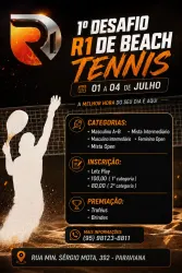 1º Desafio R1 de Beach tennis  - Masculino Intermediário