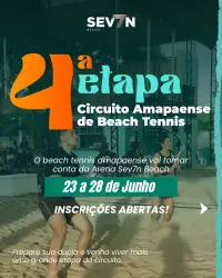 4ª Etapa - Circuito Amapaense de Beach Tennis  - DUPLA MISTA D