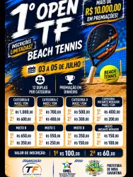 1º OPEN TF BEACH TENNIS 