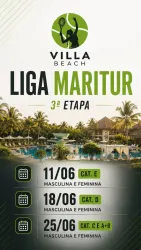 LIGA MARITUR - 3º ETAPA - 1º ETAPA FEMININO D