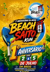 Aniversário do Beach Saito kun - DUPLA MASCULINA C