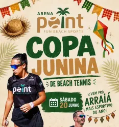 COPA JUNINA BEACH TENNIS POINT ARENA - Dupla Masculina - BRONZE 