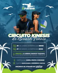 2ª Etapa Circuito Kinesis BEACH TENNIS