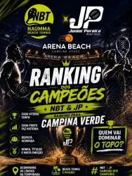 Ranking dos campeões NBT e JP Masculino prata