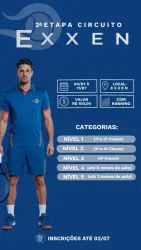2ª Etapa Circuito Exxen 2026 - Nível 1 - 1ª e 2ª Classe