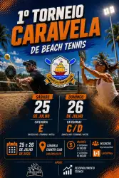 1˚ TORNEIO CARAVELA DE BEACH TENNIS - DUPLA FEMININA E