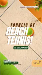 Desafio de Beach tênis lançamento oficial Expo Paracatu 35 anos 