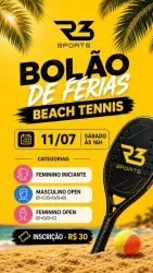 BOLÃO DE FÉRIAS R3  - Dupla Masculina - INTERMEDIÁRIO D+D / D+C / D+B