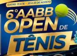 6° AABB OPEN DE TÊNIS (MANHUAÇU MG) - 5ª CLASSE