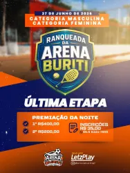 XII ETAPA RANKING MASCULINO ARENA BURITI 2025/2026 - CATEGORIA MASCULINA
