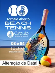 TORNEIO ABERTO DE BEACH TENNIS - CMP - FEMININO E
