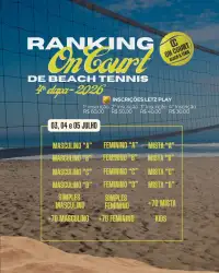 4º ETAPA RANKING ON COURT  - Mista +70