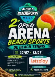 2º Open Arena Beach Sports de Beach Tennis  - Duplas Masculina B