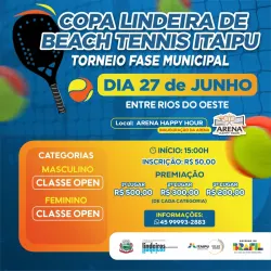 I Torneio Lindeiros de Beach Tennis - Masculino Open