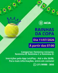 Rainhas da Copa Beach Tennis - Categoria Feminina C