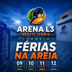 TORNEIO FÉRIAS NA AREIA ARENA L3 🏆 - DUPLA MISTA INICIANTE