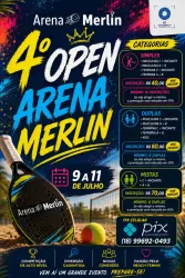 4º OPEN ARENA MERLIN - MASCULINA C + INICIANTE