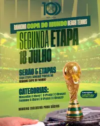 2ª ETAPA  RANKING INTERNO “COPA DO MUNDO BTC”  - MASCULINA OURO
