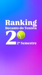 Ranking Recanto do Tenista 2ª Classe 2º Semestre 2026