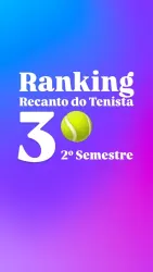 Ranking Recanto do Tenista 3ª Classe 2º Semestre 2026