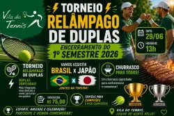 Torneio RELÂMPAGO de duplas - BRASIL x JAPÃO - Categoria Única