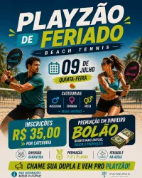Playzão de Feriado 09 de Julho - Arena PAINEIRAS (Campinas- SP) - Feminina C