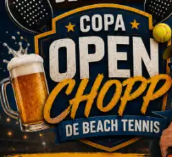 CBBT 250/FMBT250 - Copa Open CHOPP de Beach Tennis - Dupla Masculina D