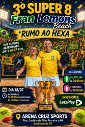 3⁰ Super 8  FranLemons Beach  "Rumo ao Hexa"   - Feminina livre 
