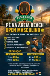 OPEN MASCULINO  - MASCULINO LIVRE