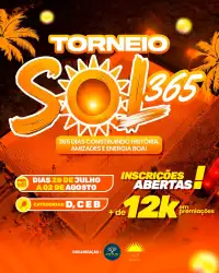 Torneio Arena Sol 365 - Simples Mas 