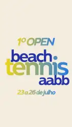 1 OPEN DE BEACH TENNIS  AABB MUNDO NOVO-MS  - MASCULINA E 