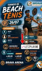 1º TORNEIO DE BEACH TENNIS BRAVA ARENA  - DUPLA FEMININA C