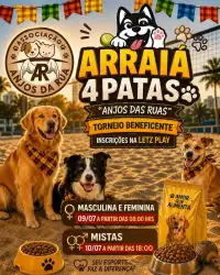 Arraia 4 patas ( ANJOS DAS RUAS ) - Dupla masculino A/B