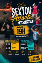 Sextou da Attività 10/07 19h - VÃ´lei Masculino Iniciante 