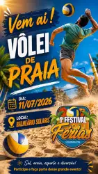1º FESTIVAL DE FERIAS DE VOLEI DE PRAIA
