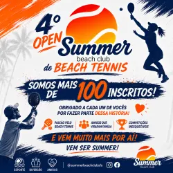 TORNEIO BORA BRASIL DE BEACH TENNIS  - Masculino Livre
