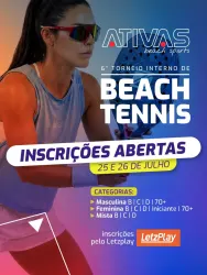 6º Torneio interno de Beach Tennis 