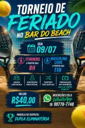 Torneio de Beach Tennis de Feriado
