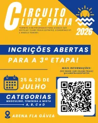 Circuito Clube Praia 2026 (3a Etapa) - Masculina C