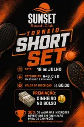 Torneio Short Set Sunset Beach Club - Masculina A+B