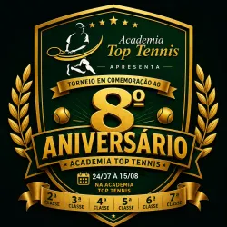 8º ANIVERSARIO TOP TENNIS - 3ª Classe