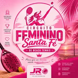2º ETAPA CIRCUITO FEMININO SANTA FE DE BEACH TENNIS  - FEMININA D/E 