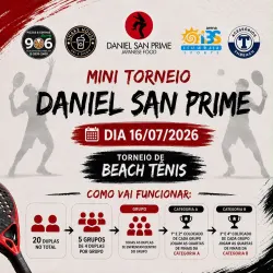 Mini Torneio Daniel San Prime - Masculino Sorteio