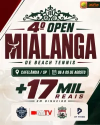 4º OPEN MIALANGA DE BEACH TENNIS - PRIME300