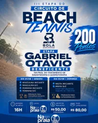 III ETAPA DO CIRCUITO DE BEACH TENNIS BOLA ACELERADA - MASCULINA D/C