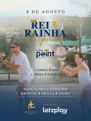 REI E RAINHA DA PRAIA POINT - BY RAFAELA TREVISAN SPORTS  - FEMININA OURO