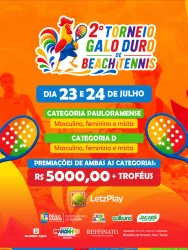 2º TORNEIO GALO DURO DE BEACH TENNIS - DUPLA MISTA D