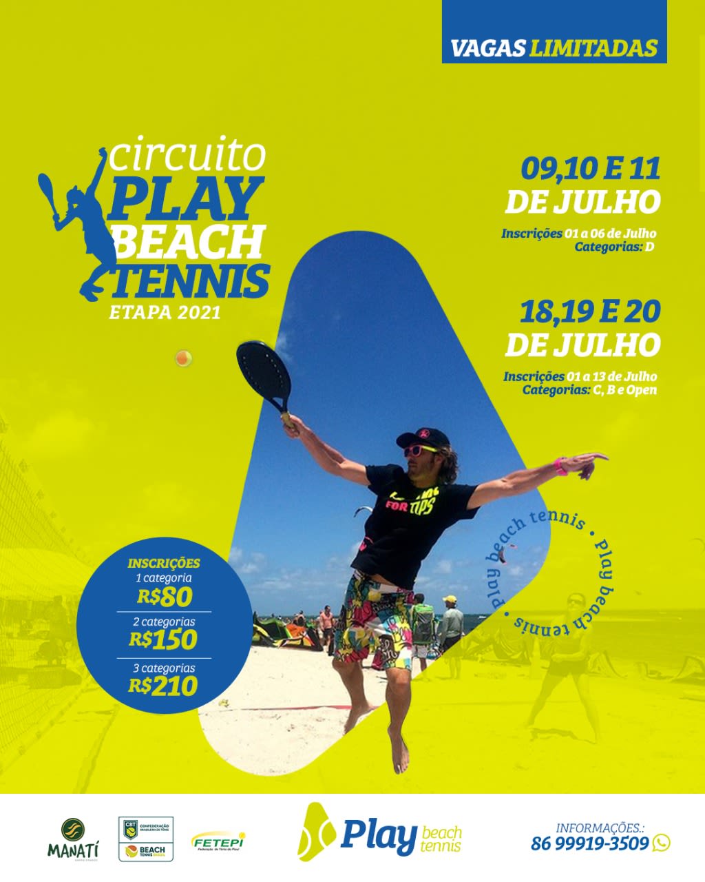 Informações do Torneio 4º OPEN PIT STOP BOLA BRANCA ARENA TRAVALAO DE BEACH  TENNIS - LetzPlay