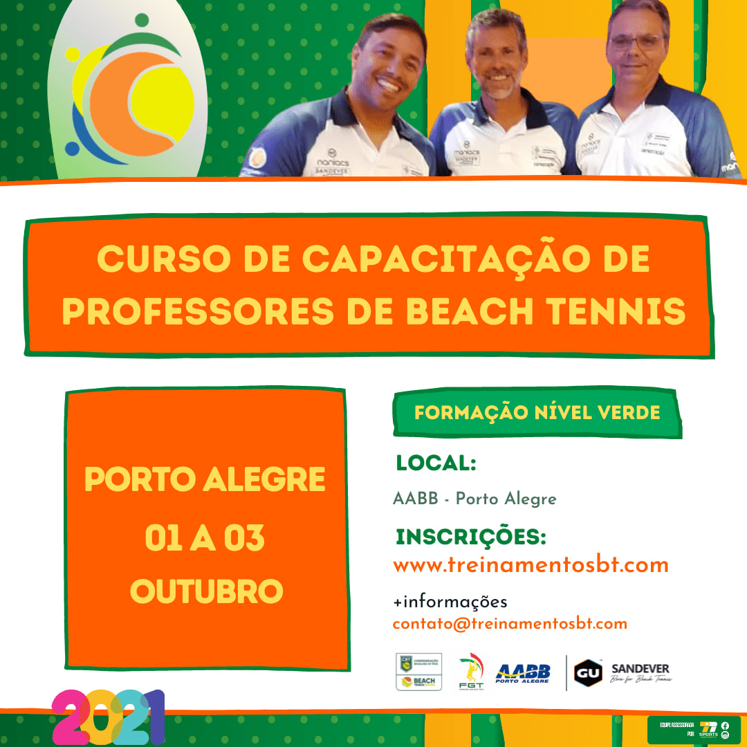 Capacitação para professores de beach tennis começa amanhã na