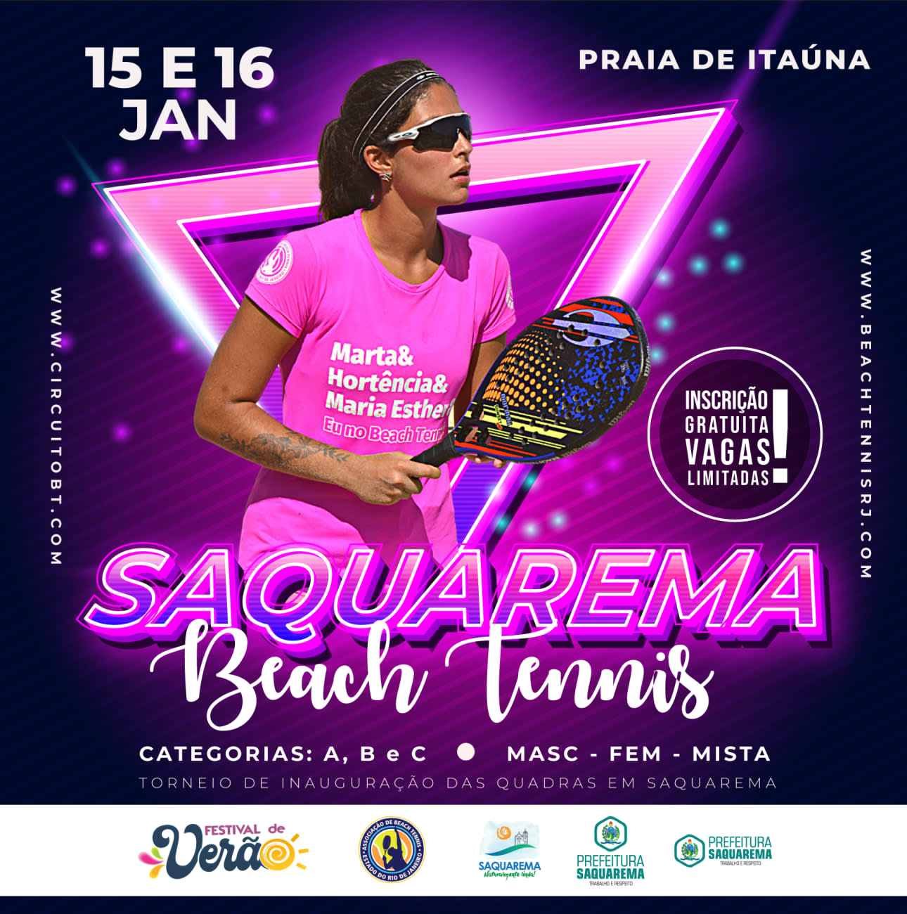 Saldanha da Gama inaugura quadras de beach tennis com torneio